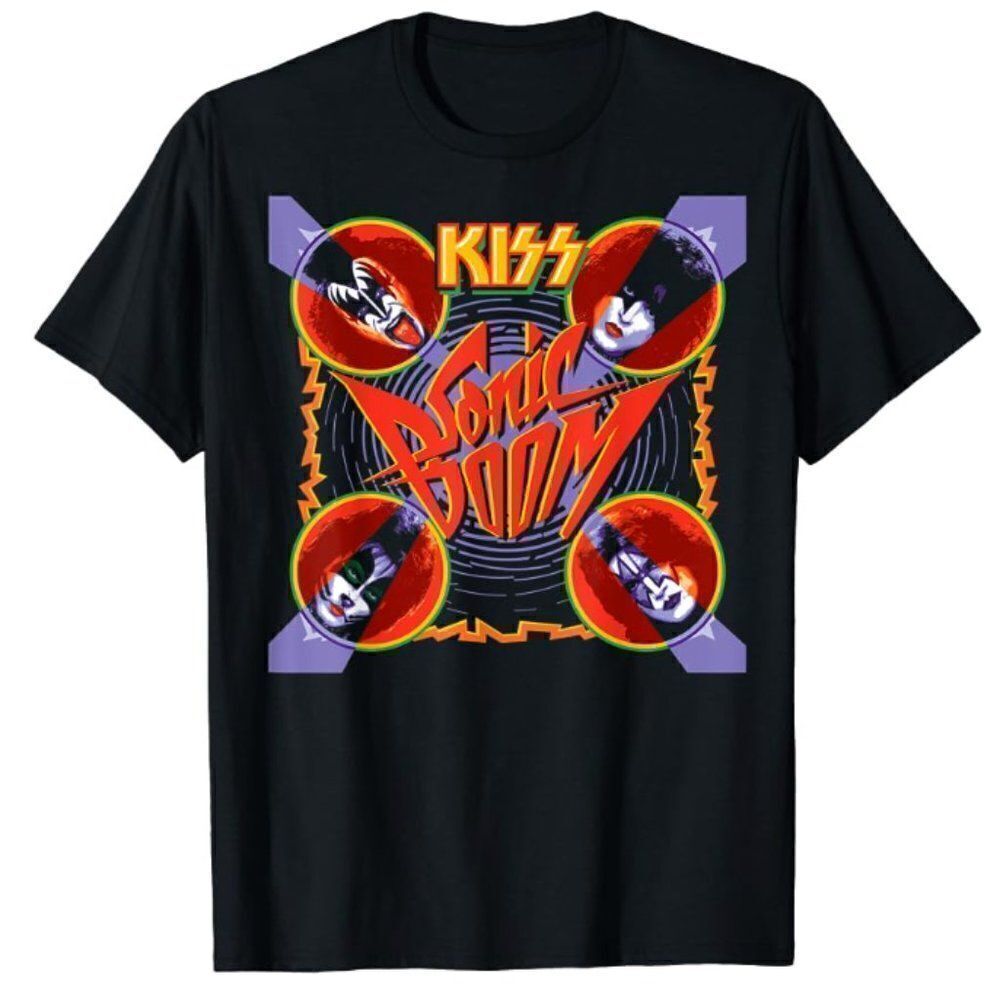 Kiss Sonic Boom T-Shirt in Size 2XL